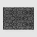 Buscar damasco gris papel de seda Negro