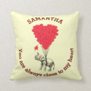 Buscar globos del corazón cojines Para ella