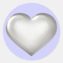 Buscar corazones plateados pegatinas Para todos