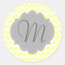 Buscar modelo de zigzag pegatinas Monograma