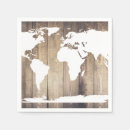 Buscar mapa del mundo servilletas Aventura