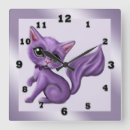 Buscar gatitos relojes de pared Para ella