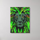Buscar león lienzos Cabeza de león