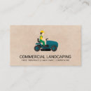 Buscar cortacésped tarjetas de visita Jardinero