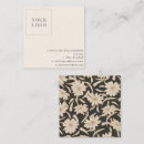 Buscar crema tarjetas de visita Florista