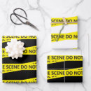 Buscar escena del crimen papel de regalo Para todos