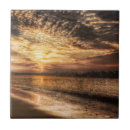 Buscar amanecer en la playa azulejos Naturaleza
