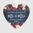 Buscar marsala adornos Mr y mrs