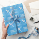 Buscar piloto papel de regalo Tipografía