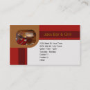 Buscar parrilla tarjetas de visita Comida