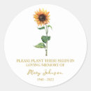 Buscar funeral pegatinas Memorial