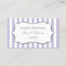 Buscar lila tarjetas de visita Elegante