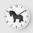Buscar animales del dibujo animado relojes de pared General y unisex