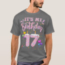 Buscar número 17 camisetas Diversión