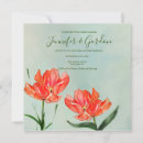 Buscar tulipanes rojos invitaciones Acuarela