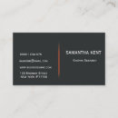 Buscar naranja negro tarjetas de visita Moda