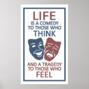 Buscar comedia y tragedia posters Máscaras