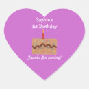 Buscar primer cumpleaños de la niña pegatinas 1 ᵉʳ cumpleaños