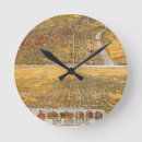 Buscar urbano relojes de pared Mapa