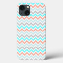 Buscar zigzag elegante moda iphone fundas Turquesa