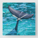 Buscar dolphin relojes de pared Vida marina