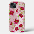 Buscar flores rojas iphone fundas Diseño botánico