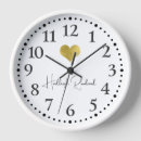 Buscar pequeños relojes de pared Para ella