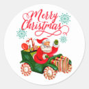 Buscar retro santa claus pegatinas Vintage