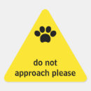 Buscar perro triangulares pegatinas Perros