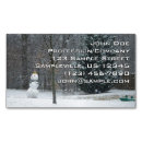 Buscar nieve del invierno tarjetas de visita General y unisex