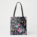 Buscar floral negro bolsos Flores