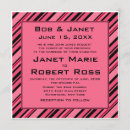 Buscar rayas negras rosadas invitaciones Rosas