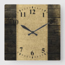 Buscar arpillera relojes de pared Lino
