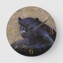 Buscar pantera relojes de pared Fauna