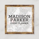 Buscar marco antiguo tarjetas de visita Flores