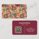Buscar hippie tarjetas de visita 60s