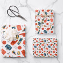 Buscar baloncesto papel de regalo Naranja