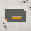 Buscar naranja gris tarjetas de visita Agente inmobiliario