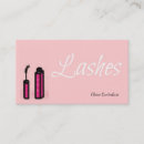 Buscar false lashes tarjetas de visita Artista de maquillaje