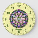 Buscar números amarillos relojes de pared Para ella