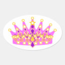 Buscar princesa ovales pegatinas Corona