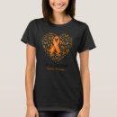 Buscar superviviente de la leucemia camisetas Naranja