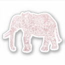 Buscar elefante indio pegatinas Rosa