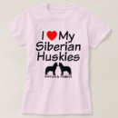 Buscar siberian husky camisetas Silueta
