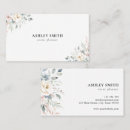 Buscar florales tarjetas de visita Elegante