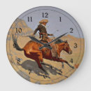 Buscar cowboy relojes de pared Vintage