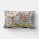 Buscar mapa del mundo antiguo cojines Cartografía