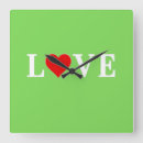Buscar lime green relojes de pared Verde