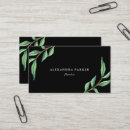 Buscar hojas tarjetas de visita Florista