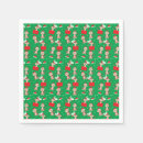 Buscar red christmas servilletas Vacaciones felices